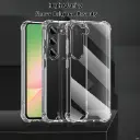 Coque Bumper 6,6" - Coque pour Samsung Galaxy A26, Transparente Silicone TPU Bumper Housse Phone Case Cover, Anti Jaunissement & Anti Rayures, Dos Rigide Transparent - HD Clair Étui de Protection Antichoc