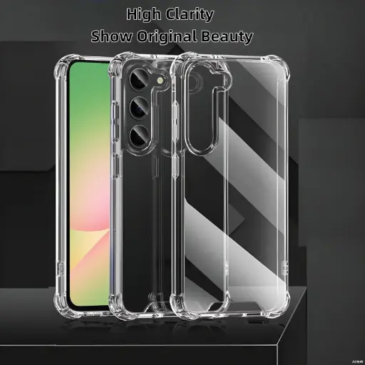 [CO-A26-TR] Coque Bumper 6,6" - Coque pour Samsung Galaxy A26, Transparente Silicone TPU Bumper Housse Phone Case Cover, Anti Jaunissement & Anti Rayures, Dos Rigide Transparent - HD Clair Étui de Protection Antichoc